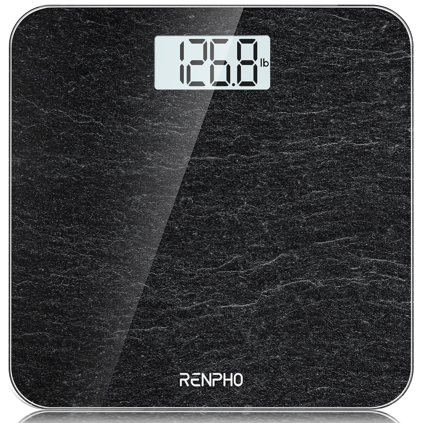 Highly Accurate Digital Body Weight Scale, 400 Lb, Marble
