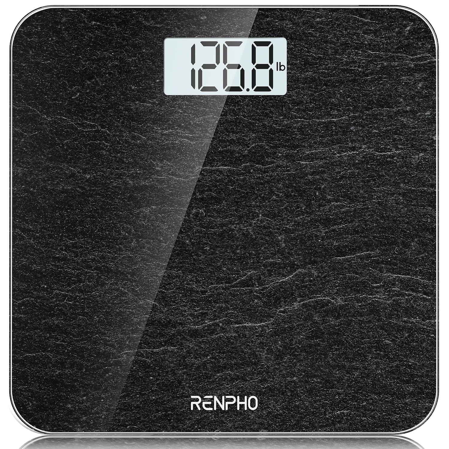 Highly Accurate Digital Body Weight Scale, 400 Lb, Marble