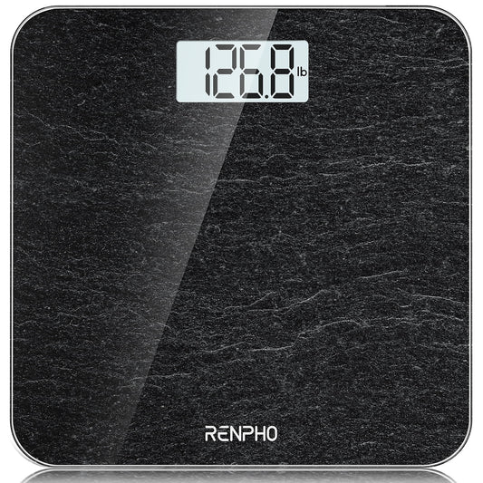 Highly Accurate Digital Body Weight Scale, 400 Lb, Marble