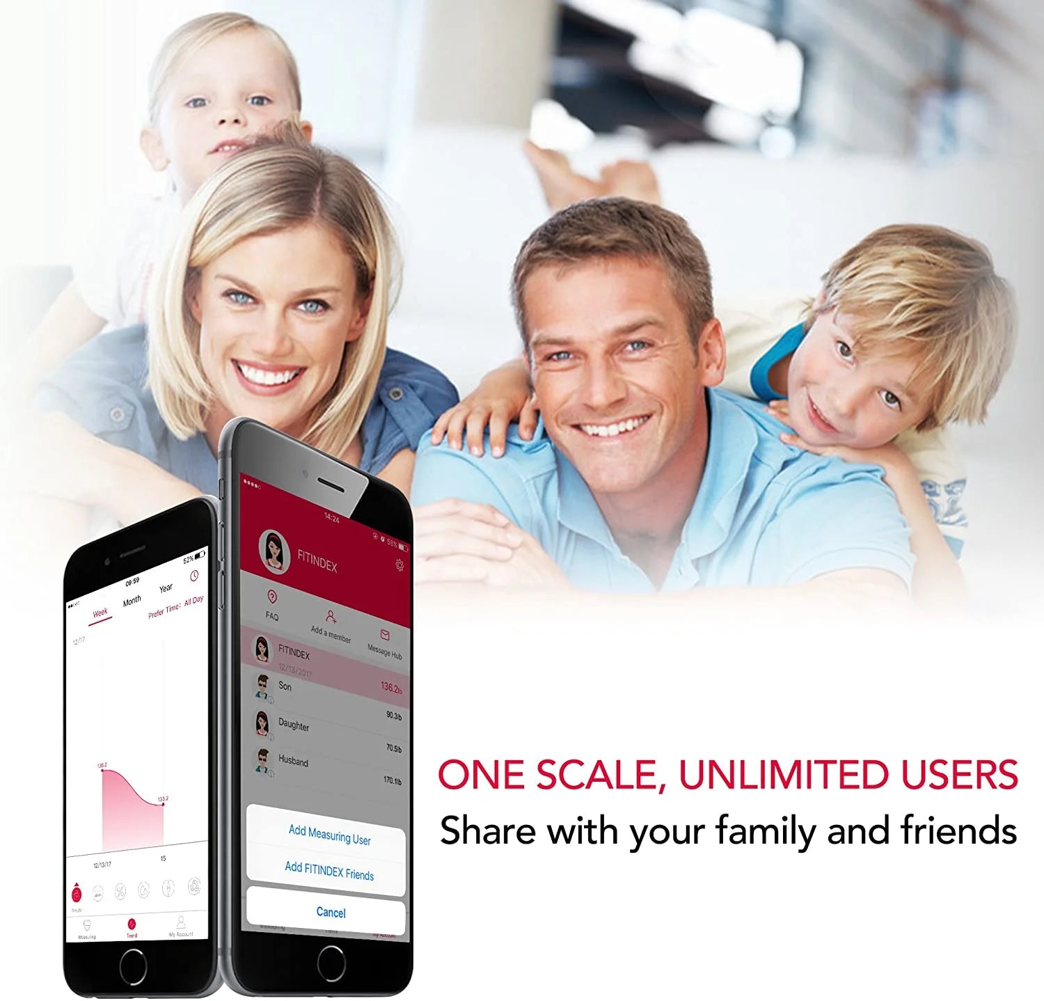 Bluetooth Body Fat Scale, Smart Digital Weight Scale, Body Composition Monitor Health Analyzer with Smartphone App