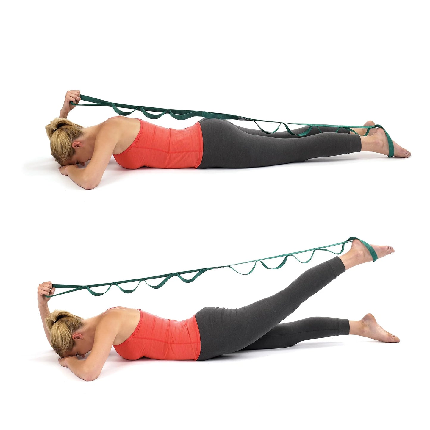 The Original Stretch Out Strap with Exercise Book, Top Choice Stretch Out Straps for Physical Therapy, Yoga Stretching Strap or Knee Therapy Strap by
