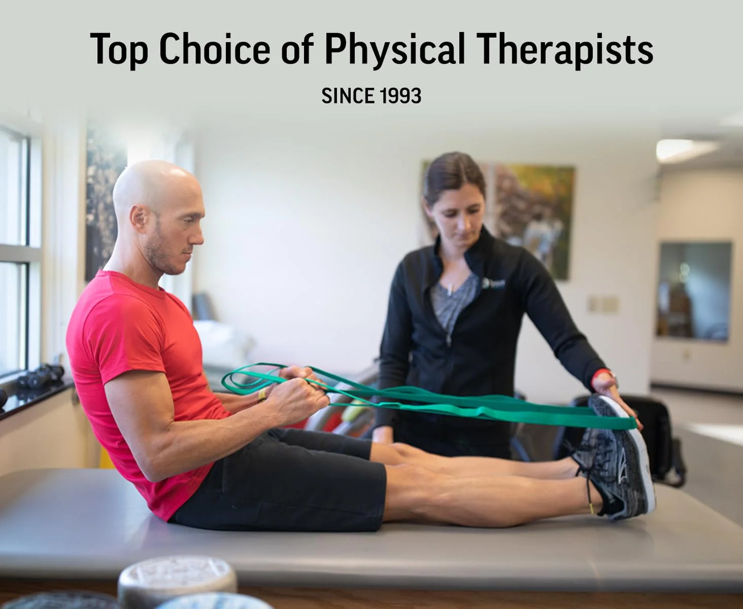 The Original Stretch Out Strap with Exercise Book, Top Choice Stretch Out Straps for Physical Therapy, Yoga Stretching Strap or Knee Therapy Strap by