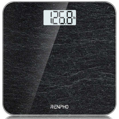Highly Accurate Digital Body Weight Scale, 400 Lb, Marble