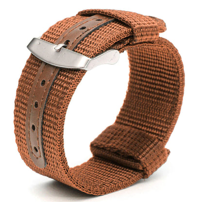 18Mm 20Mm 22Mm 24Mm Military Canvas Nylon Wrist Watch Band Strap Bracelet Sport