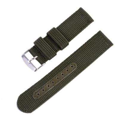 18Mm 20Mm 22Mm 24Mm Military Canvas Nylon Wrist Watch Band Strap Bracelet Sport