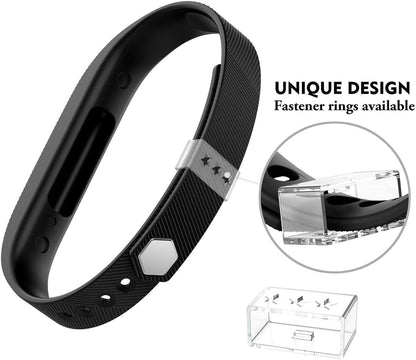 Compatible with Fit Bit Flex 2 Band, Replacement for Flex 2 Accessories Silicon Wristbands W/Fastener Clasp Fitness Strap for Original Flex 2, No Tracker