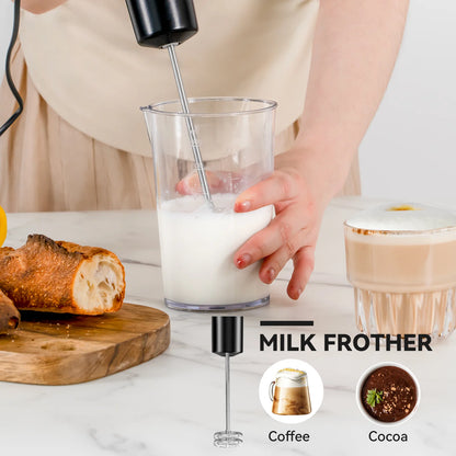 Linkchef Immersion Blender, 20-Speed 1000W 3-In-1 Immersion Hand Blender, Stick Blender with Turbo Mode