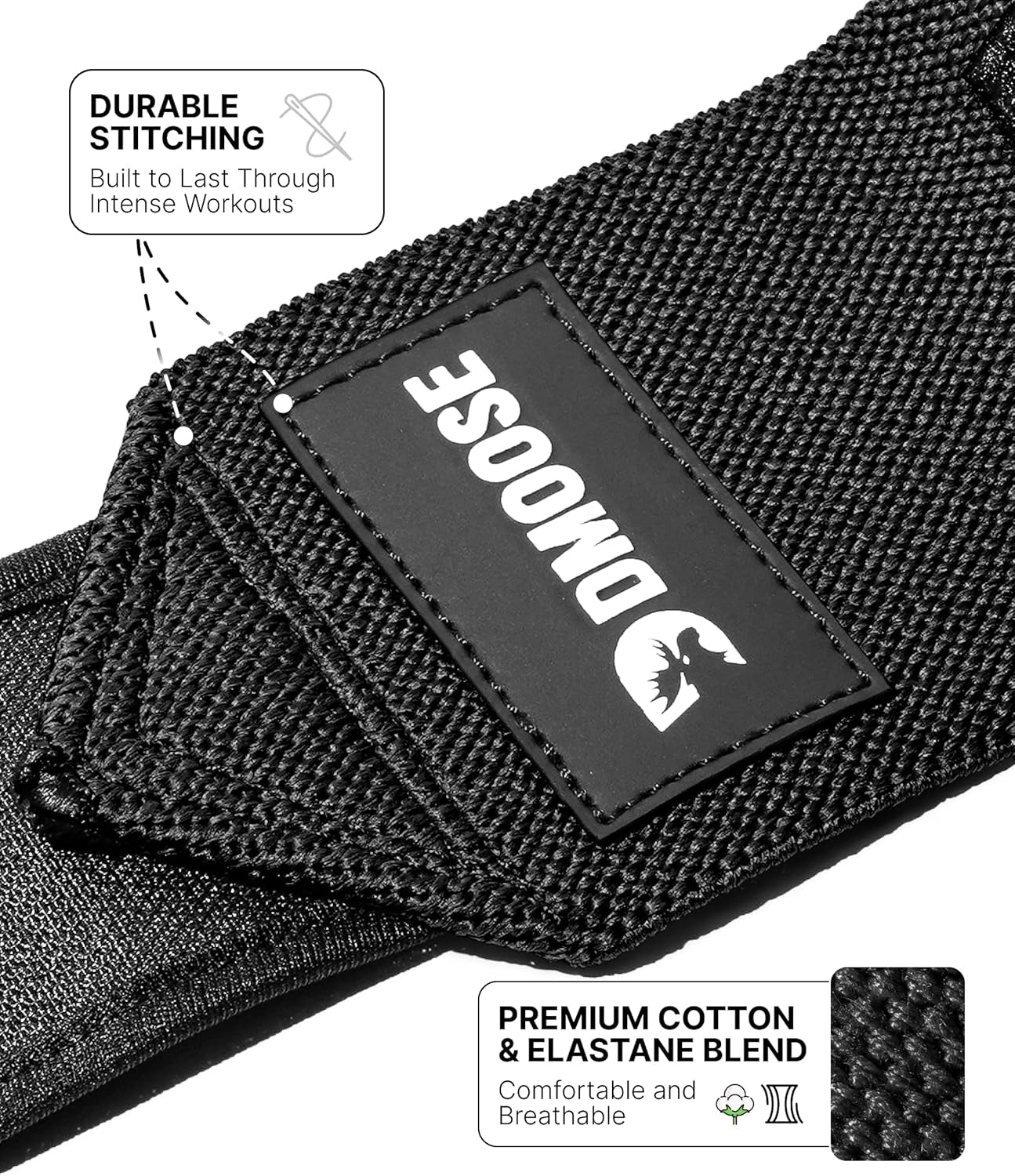 Wrist Wraps for Weightlifting - IPL Approved Premium Lifting Straps with Thumb Loops for Powerlifting, Bodybuilding & Weight Lifting, Compression Gym Wrist Support for Working Out