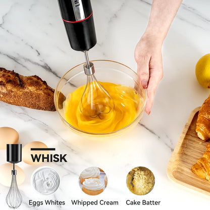 Linkchef Immersion Blender, 20-Speed 1000W 3-In-1 Immersion Hand Blender, Stick Blender with Turbo Mode