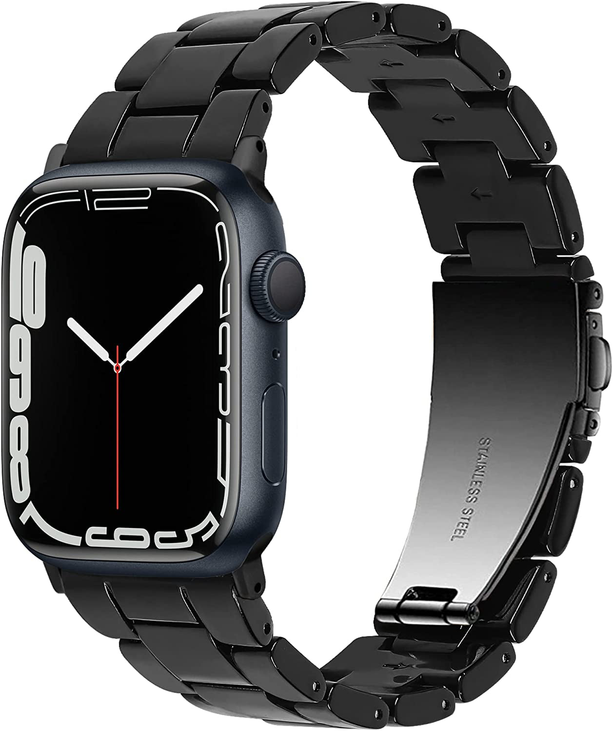 Light Apple Watch Band-Fashion Resin Iwatch Bands for Women Men Bracelet Compatible with Stainless Steel Buckle for Apple Watch Series 10 Series SE Series 9 Series 8 Series 7 6 5 4 3 2 1 Ultra 2 1, 38Mm/40Mm/41Mm/42Mm(Series 10), 49Mm/46Mm/45Mm/44Mm/42Mm(Series 3 2 1)