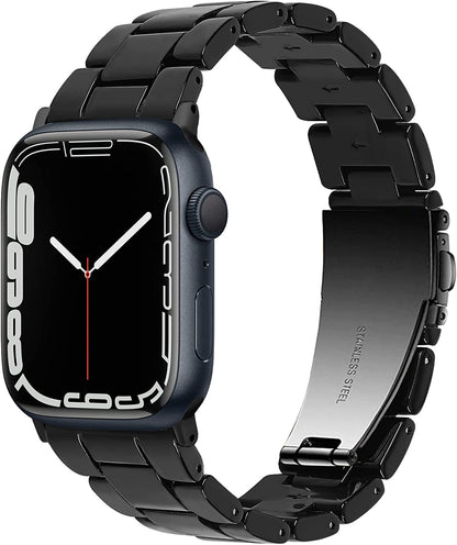 Light Apple Watch Band-Fashion Resin Iwatch Bands for Women Men Bracelet Compatible with Stainless Steel Buckle for Apple Watch Series 10 Series SE Series 9 Series 8 Series 7 6 5 4 3 2 1 Ultra 2 1, 38Mm/40Mm/41Mm/42Mm(Series 10), 49Mm/46Mm/45Mm/44Mm/42Mm(Series 3 2 1)